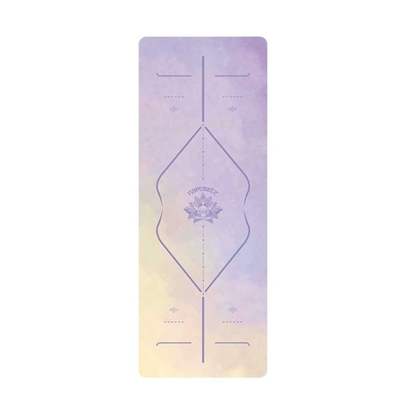 ZZ Printed yoga mat, environmentally friendly, non-slip, fitness mat Foldable and portable yoga mat