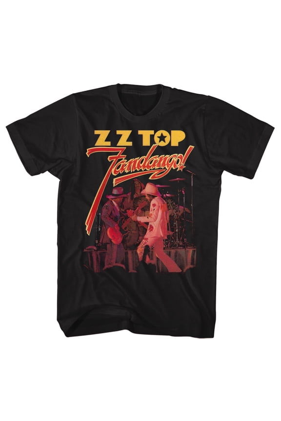 ZZ Top Fandango Black Adult T-Shirt