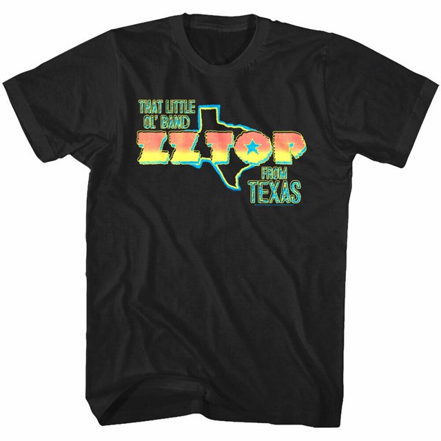 ZZ Top Little Rock Band from Texas Men's T Shirt Beards Album Concert