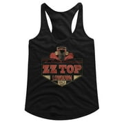 ZZ Top Lowdown Black Ladies Racerback Tank Top T-Shirt
