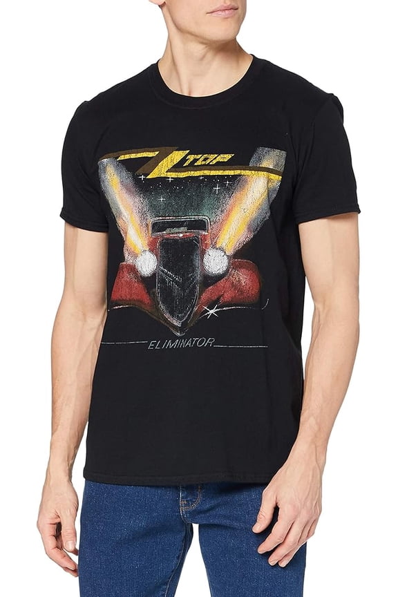 ZZ Top Men's Eliminator T-Shirt Small | Officially Licensed Merchandise