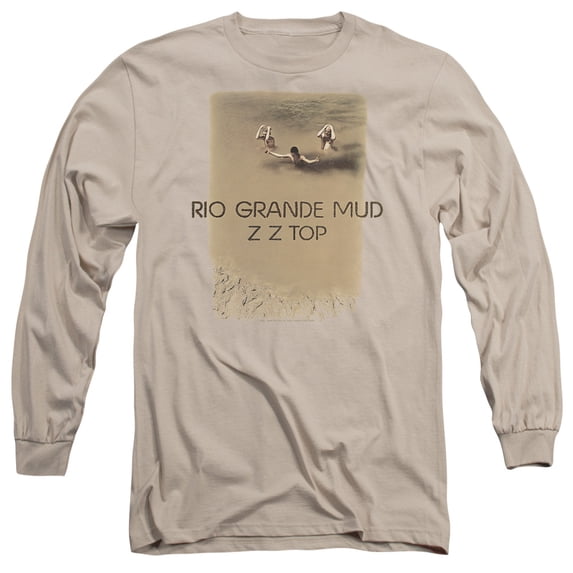 ZZ Top Rio Grande Mud Long Sleeve T-Shirt Adult 18/1 Sand