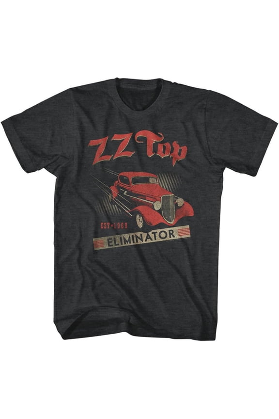 ZZ Top Rock Band Music Group Eliminator Album Est 1969 Adult T-Shirt Tee