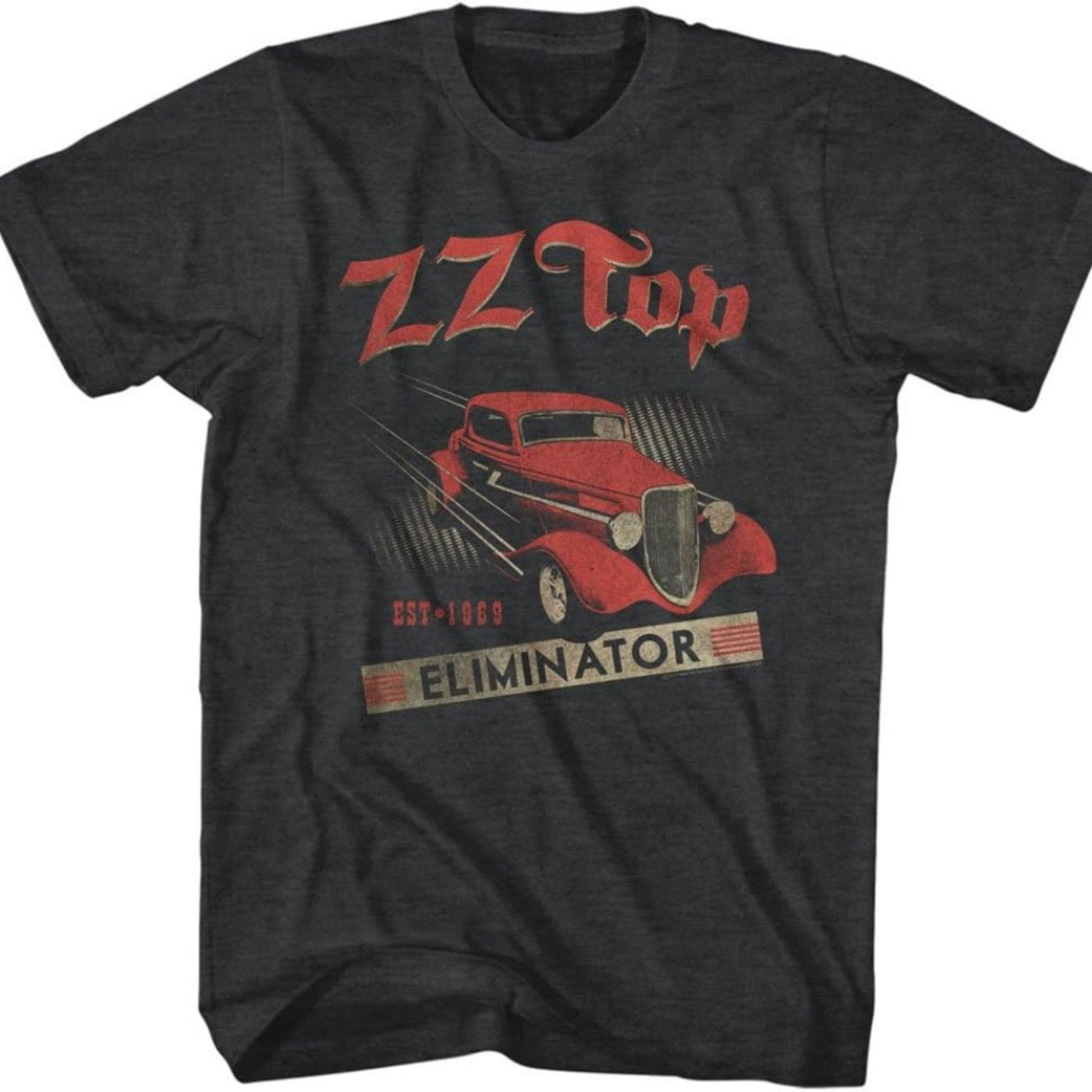 ZZ Top Rock Band Music Group Eliminator Album Est 1969 Adult T-Shirt Tee