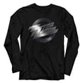 thumbnail image 1 of ZZ Top Metal Logo Black Adult Long Sleeve T-Shirt, 1 of 2