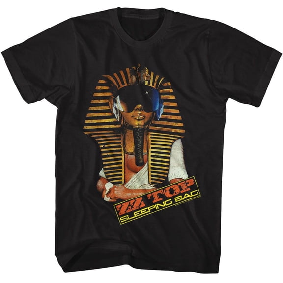 ZZ Top Sleeping Bag Black Adult T-Shirt