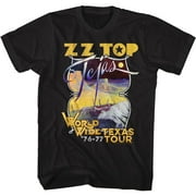 ZZ Top Tejas Tour Black Adult Classic T-Shirt