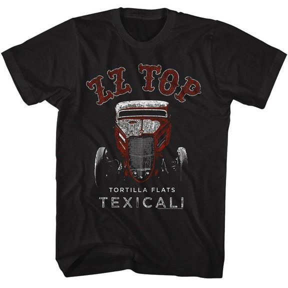 ZZ Top Tortilla Flats Black Adult T Shirt