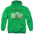 thumbnail image 1 of ZZ Top Tres Hombres Adult Pullover Hoodie Sweatshirt Kelly Green, 1 of 1