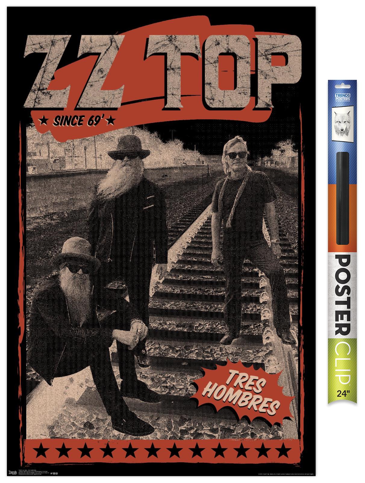 ZZ Top - Tres Hombres Wall Poster, 22.375" x 34" - image 1 of 5