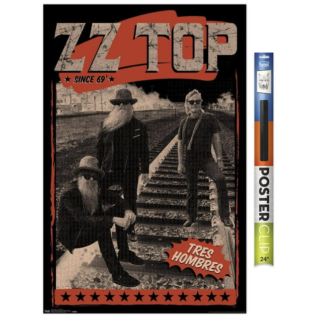 ZZ Top - Tres Hombres Wall Poster, 22.375" x 34"