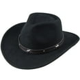 thumbnail image 1 of ZZ Western Cowboy Cowgirl Hat for Kids Boys Girls Felt Fedora Hats (for 3-6 Years), 1 of 31