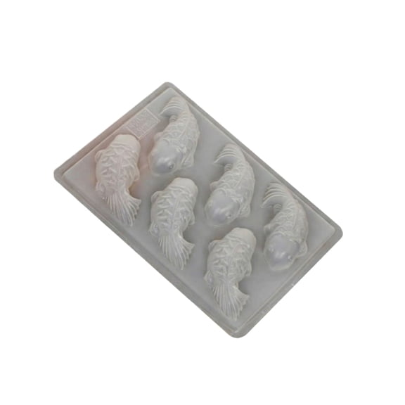 ZZAIXHL 1 Fondant Molds, 3D Fish-shaped Plastic Resin , Fish Shape Rice Gumpaste Mould, Sugarcraft Kitchen Baking Tool, for Cakes Decoration Candy Chocolate