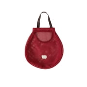 ZZAIXHL 1 Pack Mesh Bags Reusable Mesh Grocery Bags Foldable Long Handle Shopping Bag Bag Red