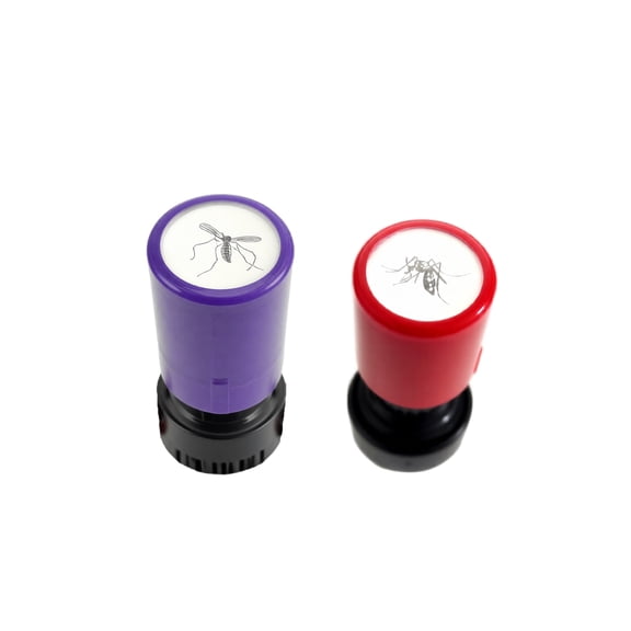 ZZAIXHL 2Pack Dead Smashed Funny Stamper Self Inking
