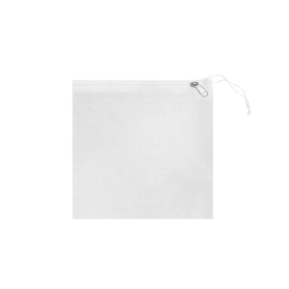 ZZAIXHL Aquarium Filter Bags Large - Reusable Fish Tank Filter Media Mesh Bags with Plastic Zipper