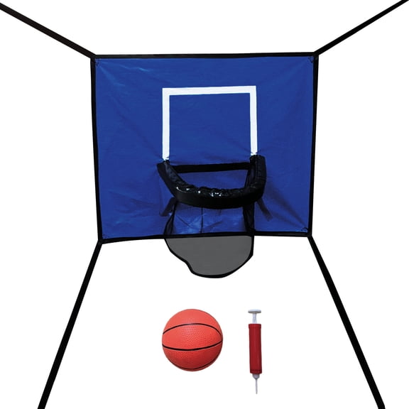 ZZAIXHL Basketball Hoop with Pump & 1 Balls, Basketball Hoop Goal for Indoors Outdoors Backyard