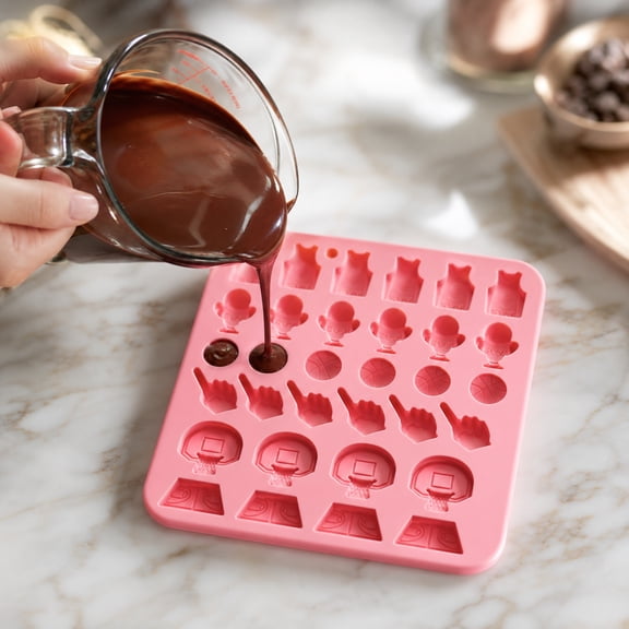 ZZAIXHL Basketball Silicone Molds Sports Trophy Sportswear Shaped Chocolate Molds for Fondant Candy Decoration Crafts