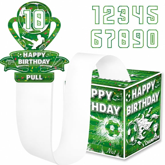 ZZAIXHL Birthday Box for Gift Happy Birthday Gift Box with DIY Cutouts for Kids Party Decoration Colorful Surprise Gift Box for with Pull Out Card for Girls Boys Party Supplies