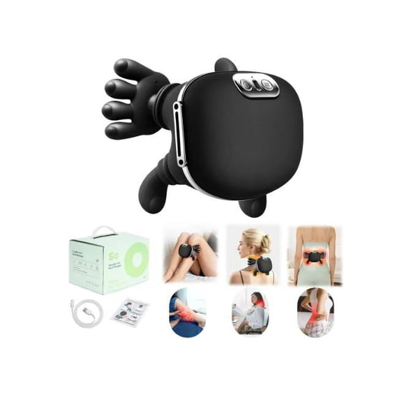 ZZAIXHL Dog Massager with Hands 5.12in Calming Pet Massager Pet Massagers for Dogs USB charging Mini Hand Back Electric Massager Deep Kneading Dogs Shoulder Neck & Back Massager