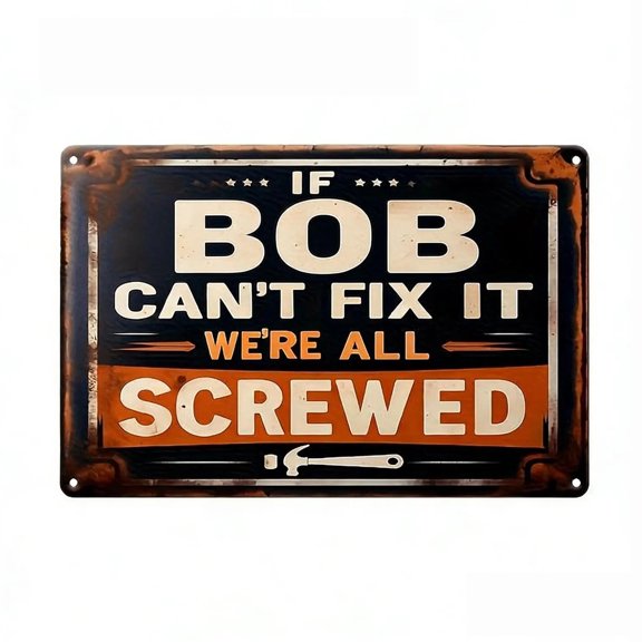ZZAIXHL Funny Sign for Home Decor - Beware of , Vingate Tin Sign for Man , , Bedroom, Basement, , Home Bar Wall Decor Accessories, Cool Gifts for , 12 x 8 inch