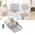thumbnail image 1 of ZZAIXHL Integrated Cat Litter Scooper with 1pc Waste Bags Set Large Capacity Portable Detachable Waste Bin Cat Poop Shovel Cat Poop Scooper, 1 of 6