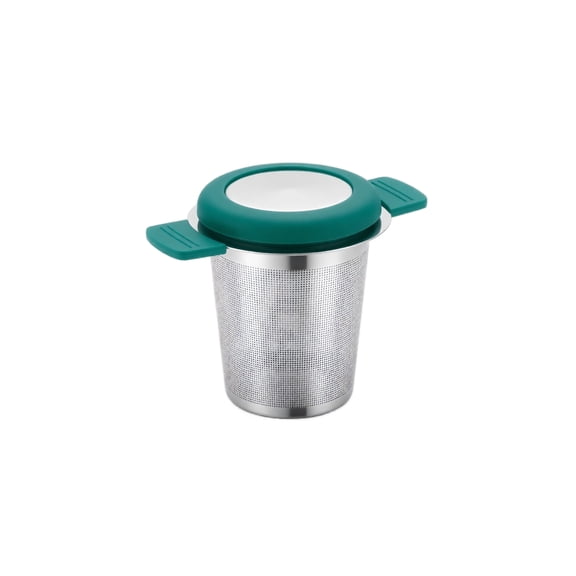 ZZAIXHL Tea Stainless Reusable Tea Infuser Basket Fine Mesh Strainer With Handles Lid and Coffee for Loose Leaf
