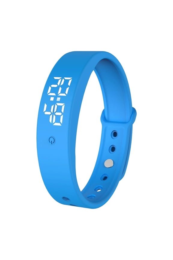Vibrating Alarm Wristband Clock Watch for Heavy Sleepers Rise Bracelet Bands for Deaf People Wearable Waterproof Silent Alarms Wristband for Men & Women