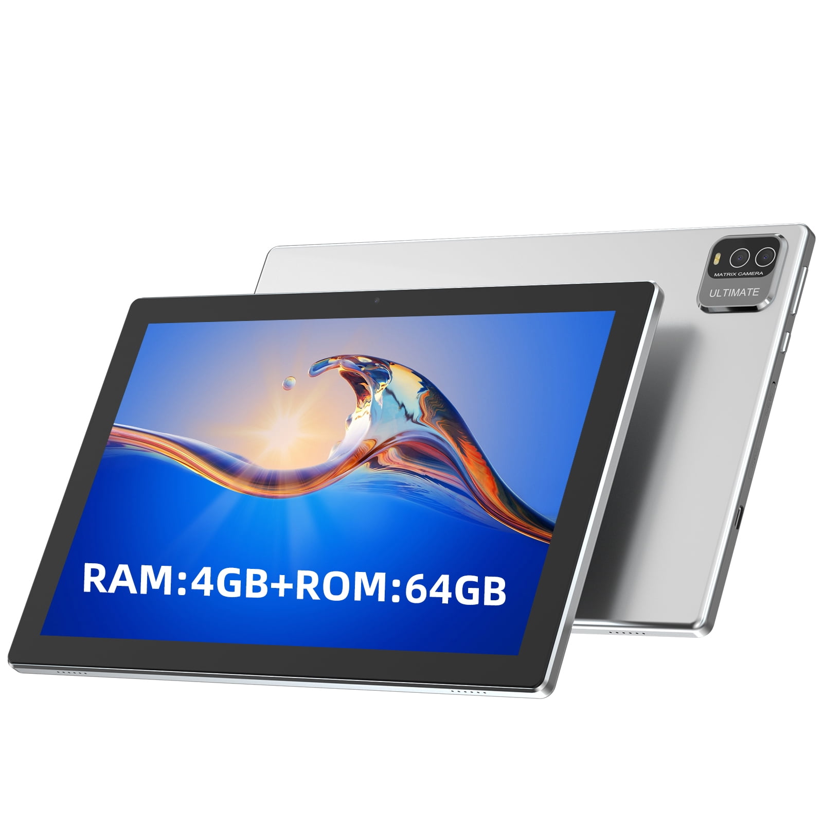 TPSPAD Tablette Tactile 10 Pouces 4GB RAM 64 Go Rom, Windows 11, HD  1280x800 IPS, 1,6 GHz, processeur, 2MP + 5MP Dual Camera, Double 3000mAh  Battery, GPS, WiFi, Bluetooth 4.2, Type C, OTG : : Informatique