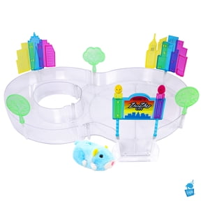 ZhuZhu Pets City, Downtown Starter Playset with Sophie Hamster Plush Toy, Children Ages 4 and up