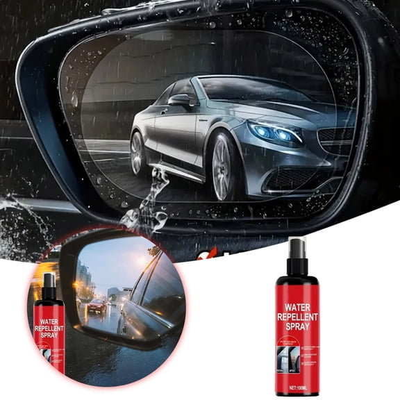 ZZERHUOO 100ml Car Rain Spray Long Lasting Windshield Keeps Your Clear And Driving Without Worrying About Rainy Days