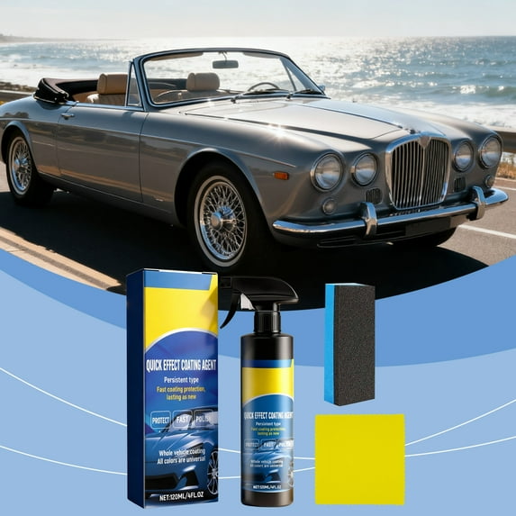 ZZERHUOO 2025 Quick Coating Agent For Scratch Wax Polish Spray Waterless Wash Highly Efficient Ceramic Coating Spray Purpose Film Emulsion Glass 120ml Car Guy Super Mods for Cars Car Pendant Hanging