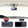 thumbnail image 1 of ZZERHUOO 4K Cam With 1080P Rear WiFi 64GB 170° Wide Angle Night Loop Recording App Control Trailer Backup Lights 3 Stereo Realist Viewer Video Cameras inside Cab Wireless Backup Camera for Pickup, 1 of 7