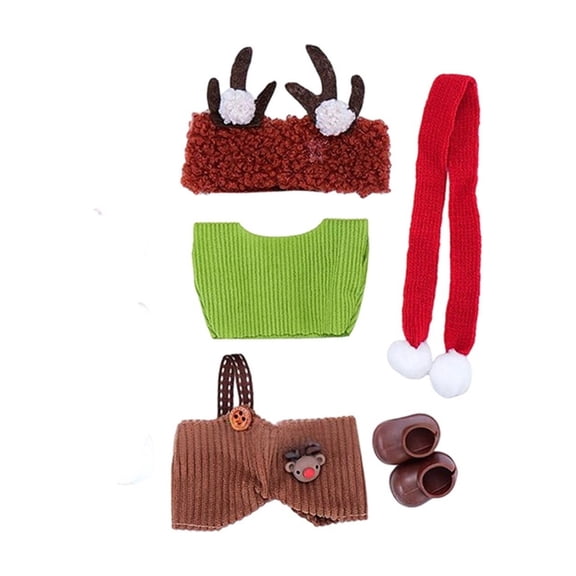 ZZERHUOO 50x50 Amp Dolls Clothes String Voodoo Dolls 1 Set Of Doll Accessory Clothes Celebrating Christmas For Your Favorite Doll