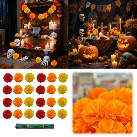 ZZERHUOO 60PC Flower Latex Home Decoration Flowers Outdoor Silk Flower For Outdoors Front Hanging Planter Decoration Realistic Hanging Decorations like Real Flowers Peony Picks Foam Wall Flowers