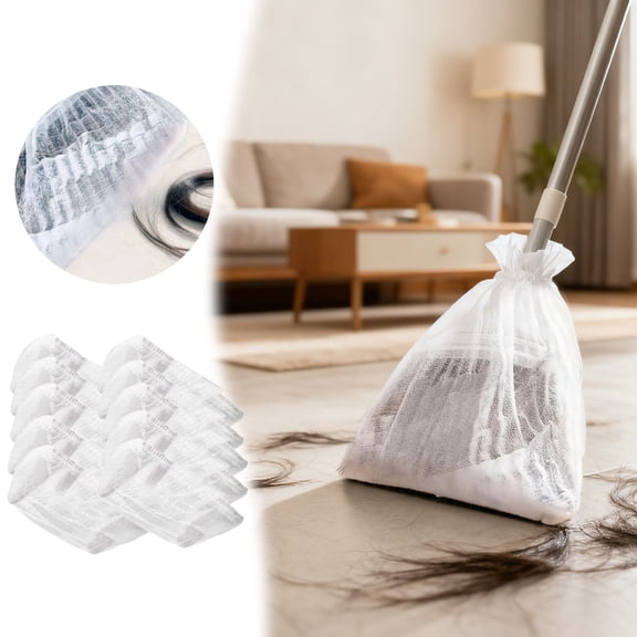 ZZERHUOO Air Plunger for Toilet Bowl Disposable Covers 10 Pack Proof Sleeves Lock In Pet Hair & Easy On/Off For Standard And Dustpans Keep Hands Clean