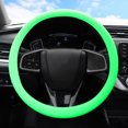 thumbnail image 1 of ZZERHUOO Automotive Lights Interior Glow Universal Silicone Steering Wheel Cover Non Grip For All Season Comfortable Driving Smooth Enhanced Control, 1 of 2