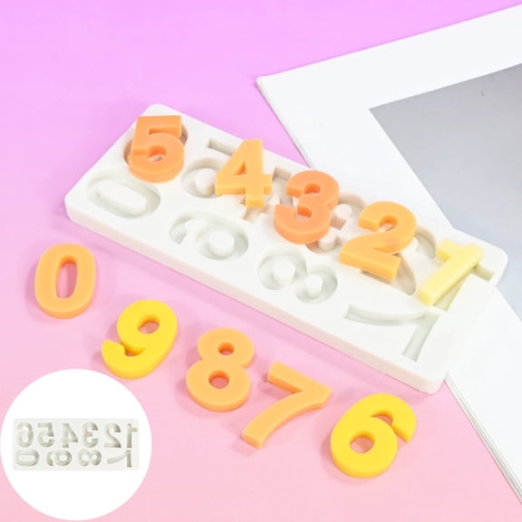 ZZERHUOO Baking Stuff for Teens Number 0 9 Cake Shaping Product Making Cake Easy To Operate Freely Combining Numbers Perfectly Presenting Every Special Digital Moment!