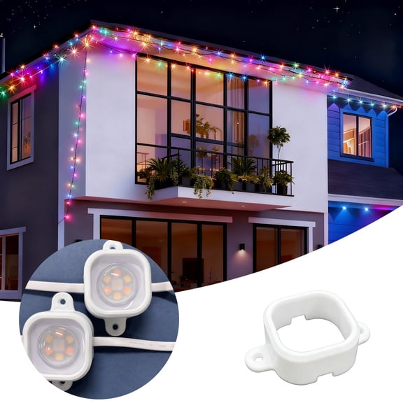 ZZERHUOO Brackets Compatible With H706 For Outdoor Lights Pro H706 Installation | Light Clips Compatible With Pro H706 Replacement | Alternative Mitten Clamp Weight Bar Clamps 1 Heavy Duty Clamps