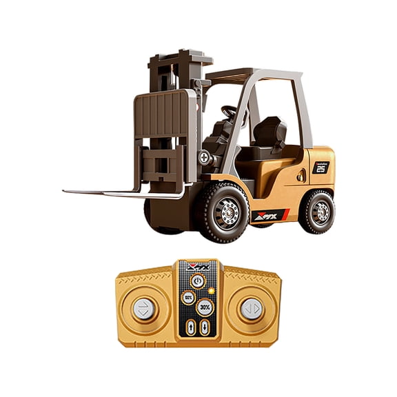 ZZERHUOO Cars for Preschoolers High Speed Remote Control Car Bezgar6 MicroCrew Mini RC Construction Series – 1/64 Pocket Dump Truck Excavator & Forklift 2.4 Remote Control Construction Vehicles Mini