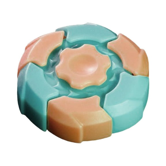 ZZERHUOO Decompression Fingertip Open Adult Rotating Metal Leisure Desktop Rotating Metal Games Girl 10 Years Female Small Kitchen Button Dog Words Games for Children 3 Years Games 3-6 Months Clean