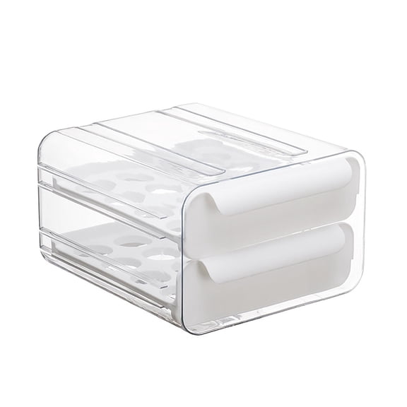 ZZERHUOO Egg Storage Container For Refrigerator 24 Capacity Kitchen Organizer With Secure Lid And Easy Carry Handle For Freshness And Space Saving Design Kids Snack Container Pantry for Containers