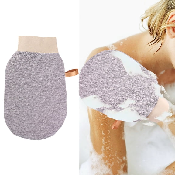 ZZERHUOO Exfoliating Glove Deep Glow Exfoliating Glove Body Scrub For Smooth Skin Spa Quality Exfoliation For All Skin Types Towel Racks for Bathroom Towels for Bathroom Extra Large Bathroom Storage