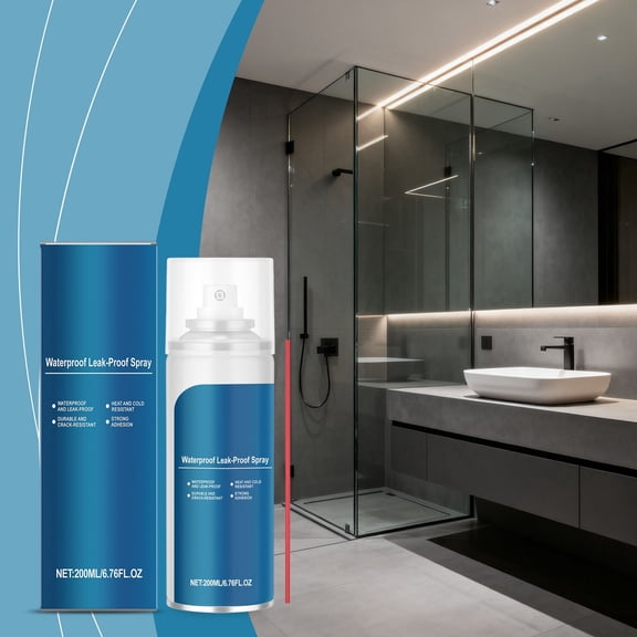 ZZERHUOO Grade Transparent Leak Spray Sealant Agent For Long Lasting And Easy Application On Multiple Plaster for Ceramics Drywall Premixed Concrete Hole Filler Patch Sanded Patching Plaster - Fast