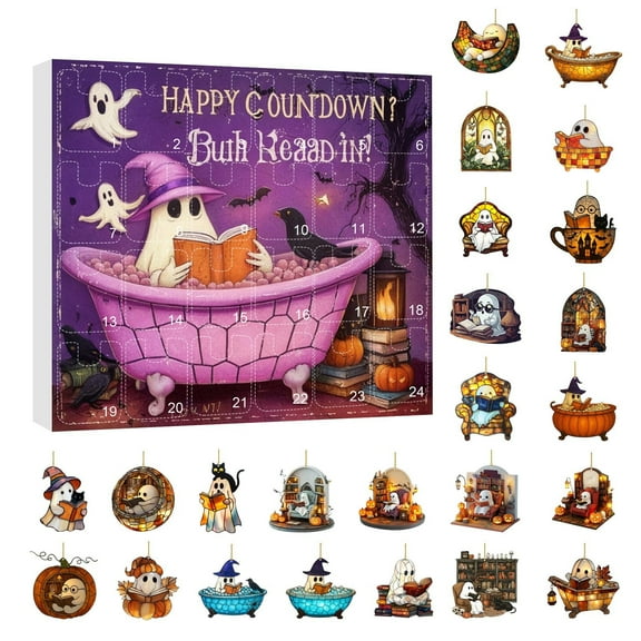 ZZERHUOO Halloween Countdown Sets Decorations Advent Calendar Surprise Blind For Kids Holiday Party Kitchen Timer Cute Large Digital Timer Wall Exercise Timer with Beeper Mini Timer Timer Clock