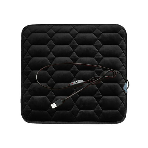 ZZERHUOO Heated Stadium Seat Cushion Portable Heated Seat Cushion USB Heated Seat Warmer For Chair Outdoor Stadium Bleachers Seat Home Winter Heated Seat Cover 1PCS (1pc,45x45cm) Anime Stuff for Cars