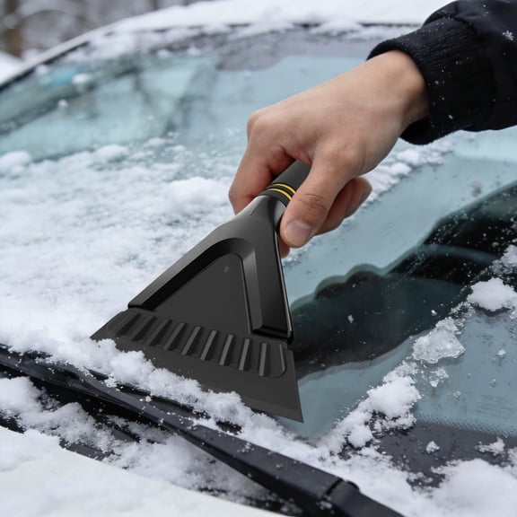 ZZERHUOO Heavy Duty Windshield Scraper And Ice Remover With Extendable Foam Grip Handle For Winter Care Car Cleaning Brush with Hose Attachment Car Cleaning Brush Set Car Protectant Car Protectant