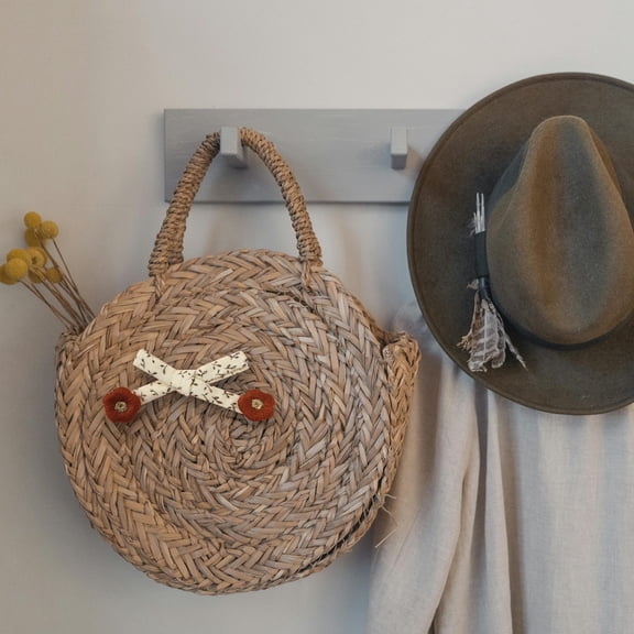 ZZERHUOO Knitted Throw Blankets Handmade Knitting Decorative Bow DIY Craft For Home And Making