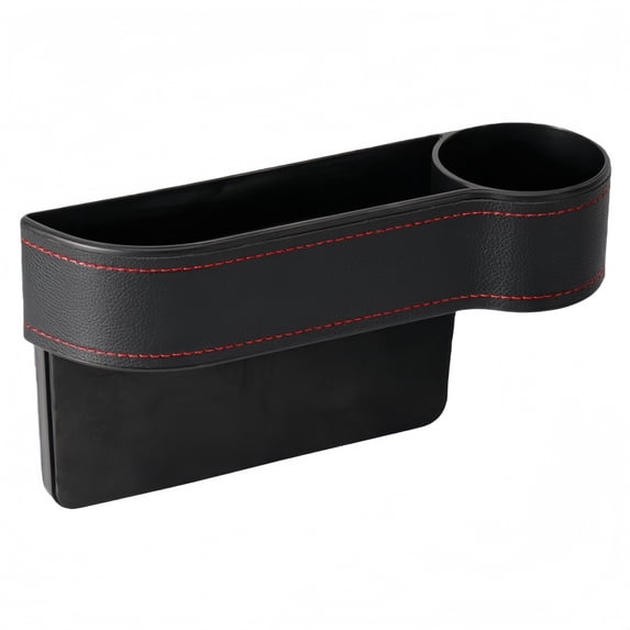 ZZERHUOO Organizers And Storage Automotive Cup Holder Can Seat Filler Front Seat Locker With Cup Holder Console Side Extra Storage Seat Side Storage Passenger Side And Driver Side.