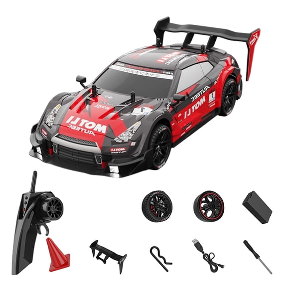 ZZERHUOO Remote Control Remote Control Drift 1:16 Ratio Four Wheel Drive Remote Control High Speed Racing Sports Adult Boy Girl Child Gesture Car for Boys 3-5 Fast Go 50 Mph Fast Car Cars Stunt And